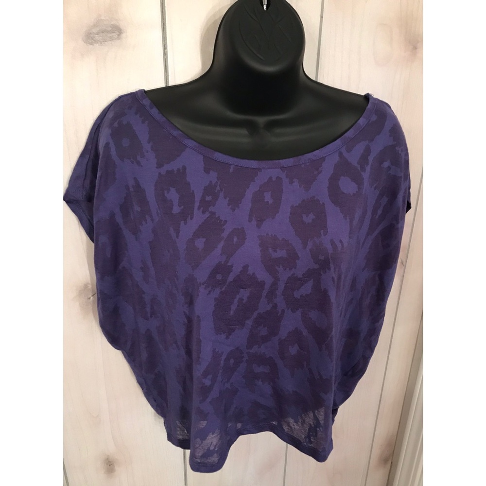 Purple crop top